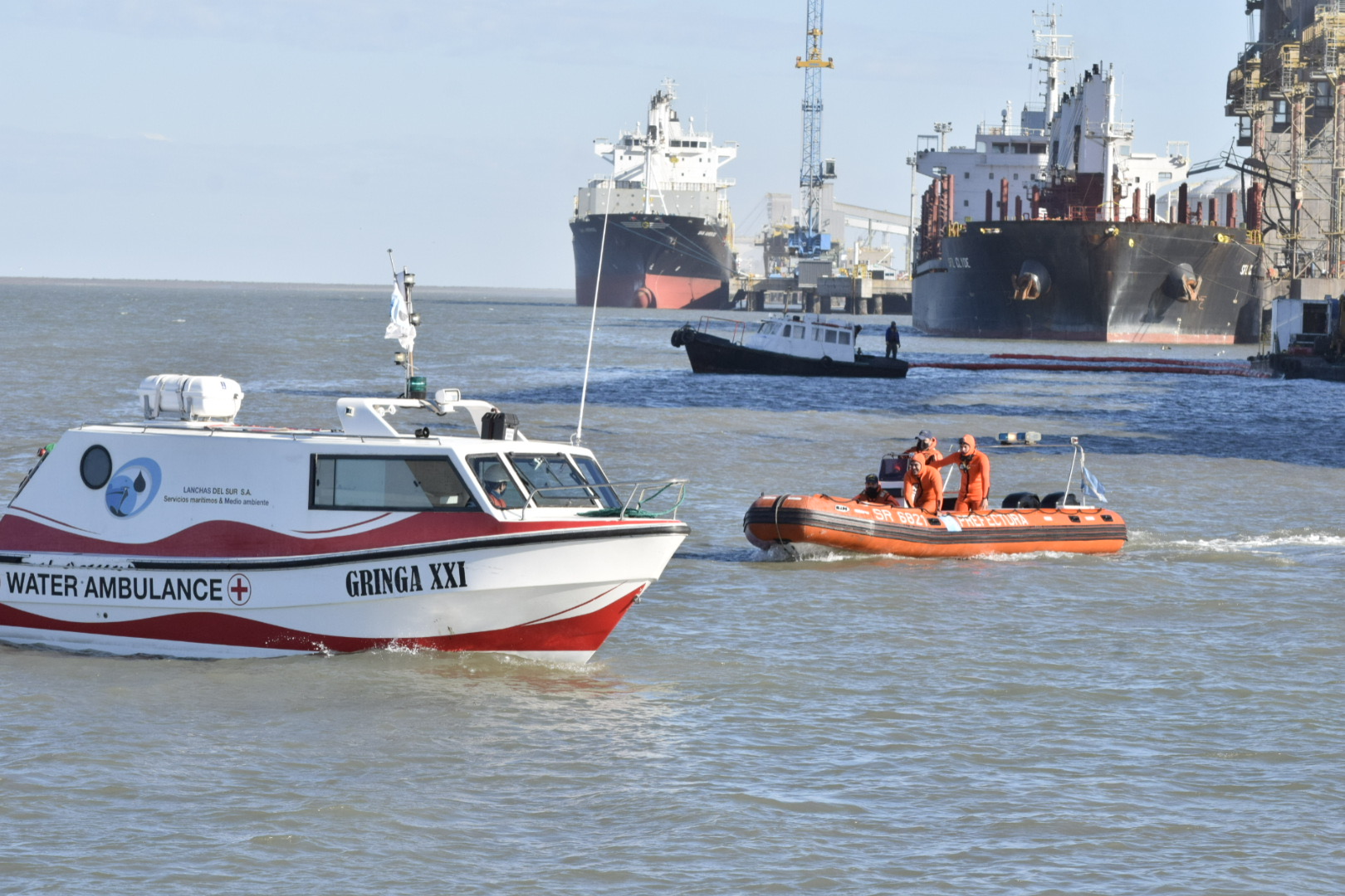 simulacro puerto bahia blanca